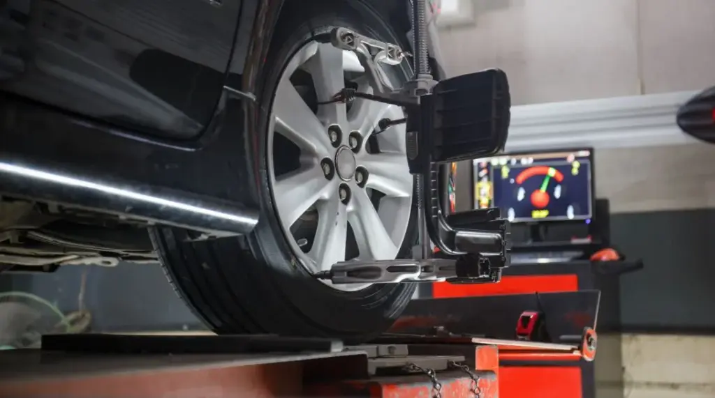 alinhamento de roda de carro